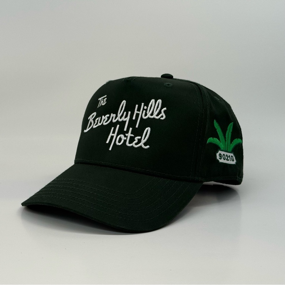 Black Script Baseball Cap - Picture 3 of 10